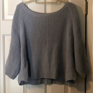 Free People Light Blue Sweater